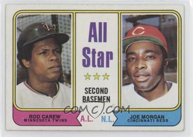 1974 Topps - [Base] #333 - All Star Second Basemen - Rod Carew, Joe Morgan