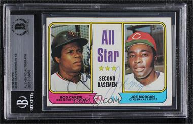 1974 Topps - [Base] #333 - All Star Second Basemen - Rod Carew, Joe Morgan [BAS BGS Authentic]