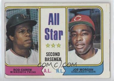 1974 Topps - [Base] #333 - All Star Second Basemen - Rod Carew, Joe Morgan