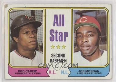 1974 Topps - [Base] #333 - All Star Second Basemen - Rod Carew, Joe Morgan