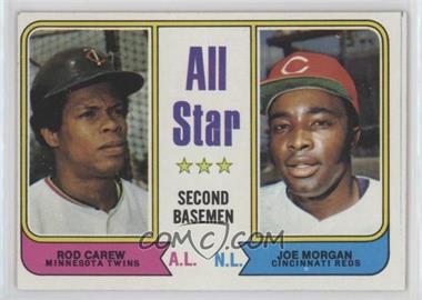 1974 Topps - [Base] #333 - All Star Second Basemen - Rod Carew, Joe Morgan