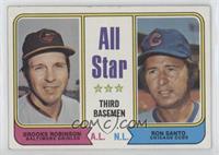 All Star Third Basemen - Brooks Robinson, Ron Santo