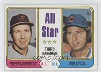 All Star Third Basemen - Brooks Robinson, Ron Santo