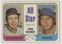 All Star Third Basemen - Brooks Robinson, Ron Santo [Poor to Fair]