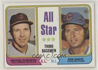 All Star Third Basemen - Brooks Robinson, Ron Santo