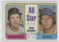 All Star Third Basemen - Brooks Robinson, Ron Santo