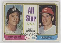 All Star Left Fielders - Bobby Murcer, Pete Rose [Poor to Fair]