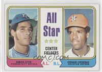 All Star Center Fielders - Amos Otis, Cesar Cedeno