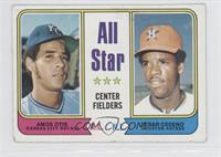 All Star Center Fielders - Amos Otis, Cesar Cedeno [Good to VG‑…