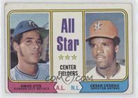All Star Center Fielders - Amos Otis, Cesar Cedeno [Good to VG‑…