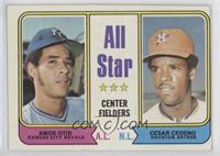 All Star Center Fielders - Amos Otis, Cesar Cedeno