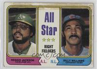 All Star Right Fielders - Reggie Jackson, Billy Williams [Good to VG&…