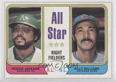 1974 Topps - [Base] #338 - All Star Right Fielders - Reggie Jackson, Billy Williams