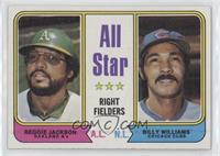 All Star Right Fielders - Reggie Jackson, Billy Williams [Good to VG&…