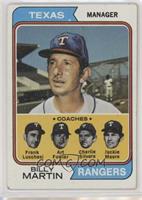 Rangers Coaches (Billy Martin, Frank Lucchesi, Art Fowler, Charlie Silvera, Jac…