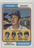 Rangers Coaches (Billy Martin, Frank Lucchesi, Art Fowler, Charlie Silvera, Jac…