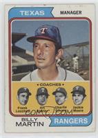 Rangers Coaches (Billy Martin, Frank Lucchesi, Art Fowler, Charlie Silvera, Jac…