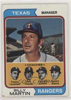 Rangers Coaches (Billy Martin, Frank Lucchesi, Art Fowler, Charlie Silvera, Jac…