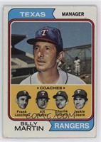 Rangers Coaches (Billy Martin, Frank Lucchesi, Art Fowler, Charlie Silvera, Jac…