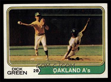 1974 Topps - [Base] #392 - Dick Green [VG]