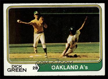 1974 Topps - [Base] #392 - Dick Green [EX MT]