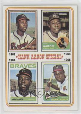 1974 Topps - [Base] #4 - Hank Aaron Special (1962,1963,1964,1965)