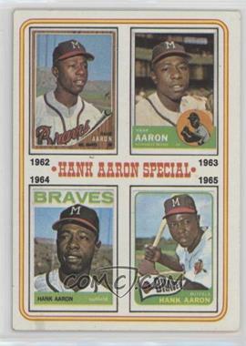 1974 Topps - [Base] #4 - Hank Aaron Special (1962,1963,1964,1965)