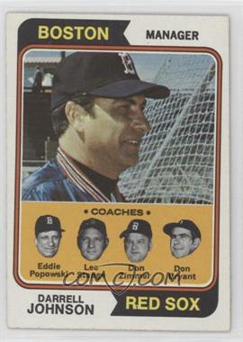 1974 Topps - [Base] #403 - Red Sox Coaches (Darrell Johnson, Eddie Popowski, Lee Stange, Don Zimmer, Don Bryant)