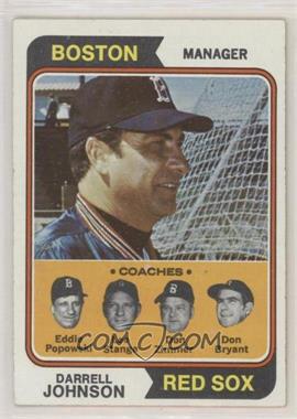 1974 Topps - [Base] #403 - Red Sox Coaches (Darrell Johnson, Eddie Popowski, Lee Stange, Don Zimmer, Don Bryant)