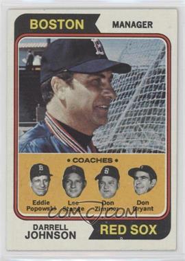 1974 Topps - [Base] #403 - Red Sox Coaches (Darrell Johnson, Eddie Popowski, Lee Stange, Don Zimmer, Don Bryant)