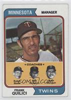 Twins Coaches (Frank Quilici, Ralph Rowe, Vern Morgan, Buck Rodgers) [Noted]