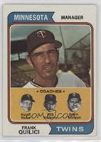 Twins Coaches (Frank Quilici, Ralph Rowe, Vern Morgan, Buck Rodgers) [Good …