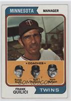 Twins Coaches (Frank Quilici, Ralph Rowe, Vern Morgan, Buck Rodgers)