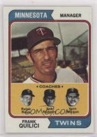 Twins Coaches (Frank Quilici, Ralph Rowe, Vern Morgan, Buck Rodgers)