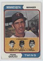 Twins Coaches (Frank Quilici, Ralph Rowe, Vern Morgan, Buck Rodgers) [Good …