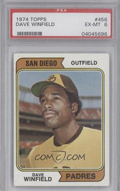 1974 Topps - [Base] #456 - Dave Winfield [PSA 6 EX‑MT]