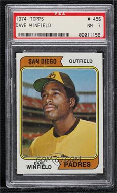 1974 Topps - [Base] #456 - Dave Winfield [PSA 7 NM]