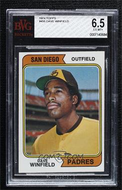 1974 Topps - [Base] #456 - Dave Winfield [BVG 6.5 EX‑MT+]