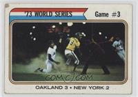 '73 World Series - Game #3 (Oakland 3 New York 2) [Good to VG‑E…