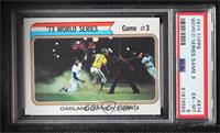 '73 World Series - Game #3 (Oakland 3 New York 2) [PSA 6 EX‑MT]