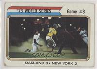'73 World Series - Game #3 (Oakland 3 New York 2) [Good to VG‑E…