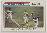 '73 World Series - Game #5 (New York 2 Oakland 0) [Good to VG‑E…