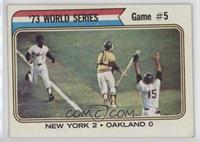 '73 World Series - Game #5 (New York 2 Oakland 0)