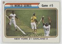 '73 World Series - Game #5 (New York 2 Oakland 0) [Good to VG‑E…