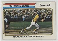 '73 World Series - Game #6 (Oakland 3 New York 1) [Good to VG‑E…