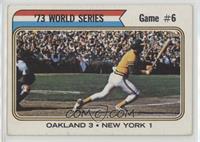 '73 World Series - Game #6 (Oakland 3 New York 1) [Good to VG‑E…