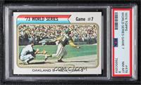 '73 World Series - Game #7 (Oakland 5 New York 2) [PSA 8 NM‑MT]