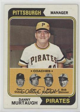 1974 Topps - [Base] #489 - Pirates Coaches (Danny Murtaugh, Don Osborn, Don Leppert, Bill Mazeroski, Bob Skinner) [Good to VG‑EX]
