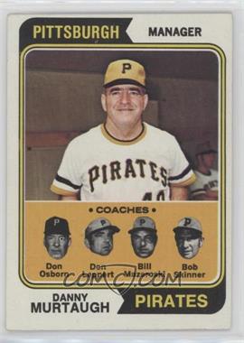 1974 Topps - [Base] #489 - Pirates Coaches (Danny Murtaugh, Don Osborn, Don Leppert, Bill Mazeroski, Bob Skinner)