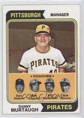 1974 Topps - [Base] #489 - Pirates Coaches (Danny Murtaugh, Don Osborn, Don Leppert, Bill Mazeroski, Bob Skinner)